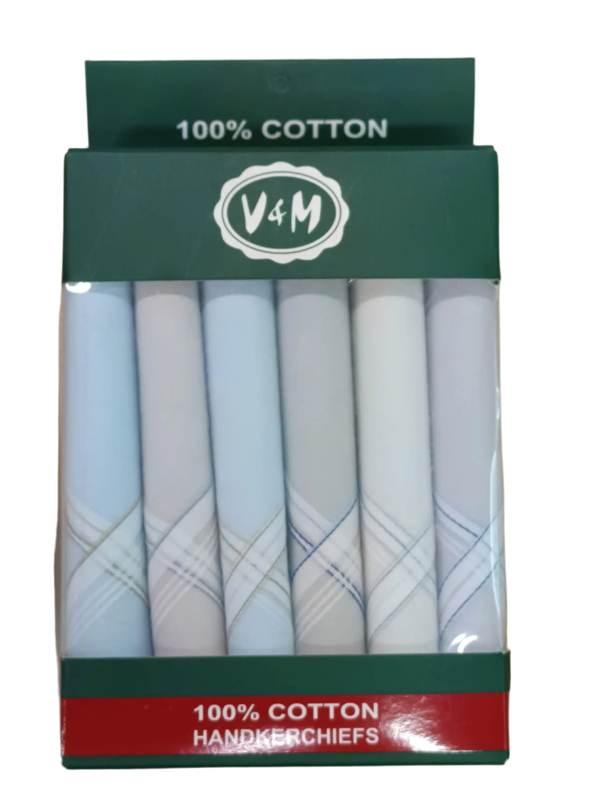 High Hill Men's 100% Pure Cotton Handkerchief Multicolor