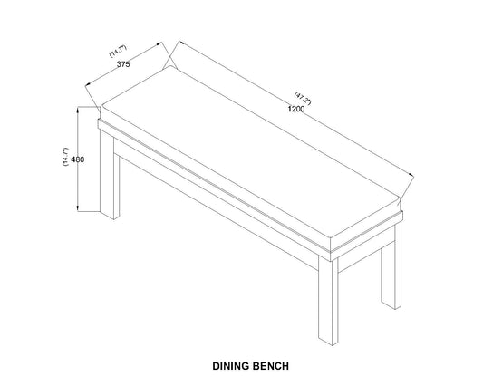 Wooden Dining Bench
