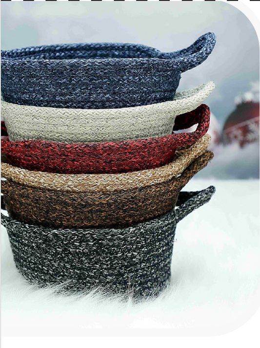 Knit Craft Woven Storage Basket – Durable & Stylish Organizer